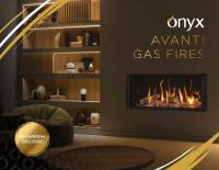 Image showing cover of Onyx Avanti Gas Fires brochure