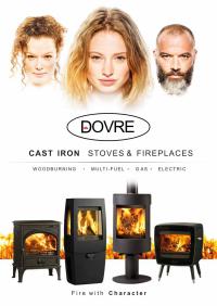 Image showing cover of Dovre Cast Iron Stoves & Fireplaces brochure