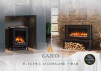 Image showing cover of Gazco Electric Stoves and Fires brochure