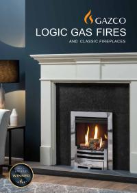 Image showing cover of Gazco Logic Gas Fires brochure
