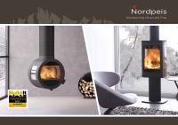 Image showing cover of Nordpeis Woodburning Stoves and Fires brochure