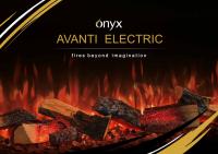 Image showing cover of Onyx Avanti Electric Fires brochure